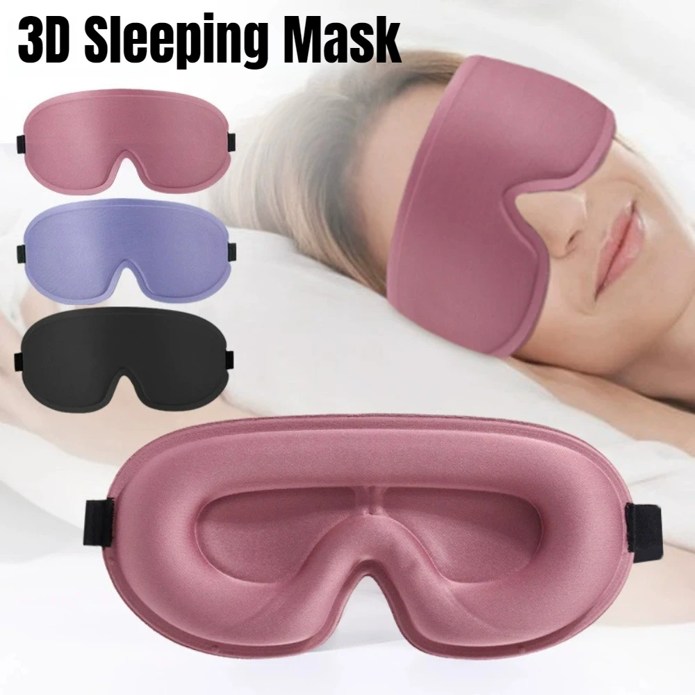 3D Printing Mask - 3D-Schlafmaske aus Memory-Schaumstoff für Reisen, Lichtundurchlässige