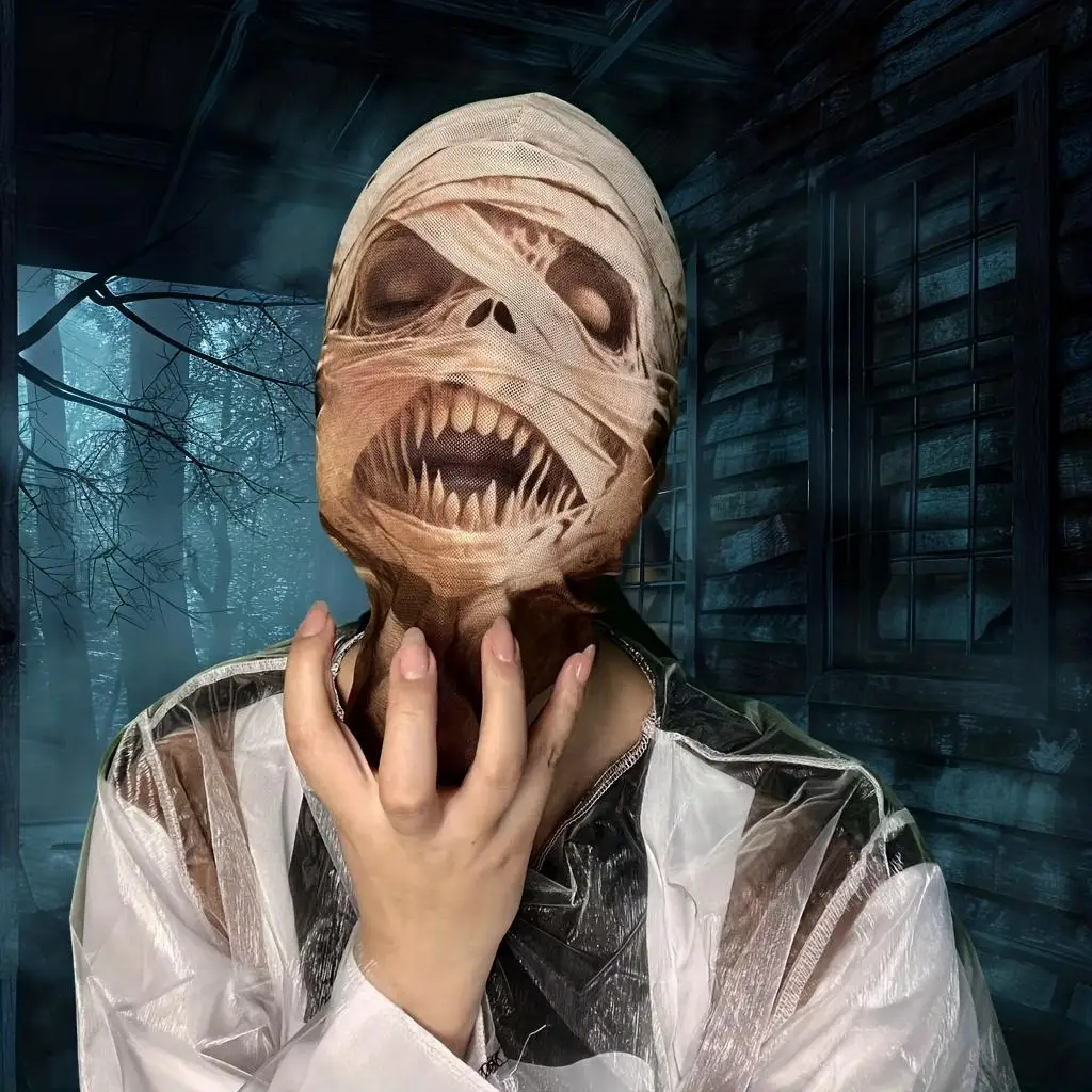 3D Printing Nylon - 3D-gedruckte Mumien-Stoffmaske – realistisch, furchteinflößend und